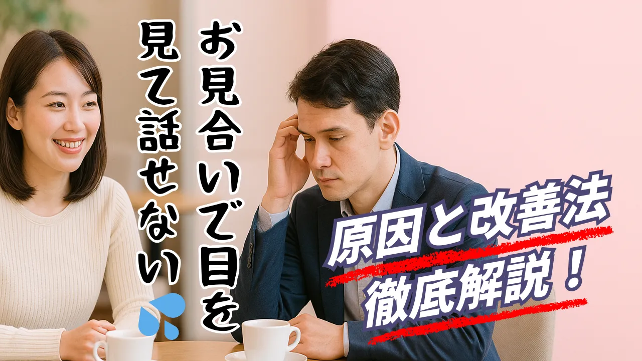 お見合いで目を見て話せない人の原因と即効改善策のサムネイル